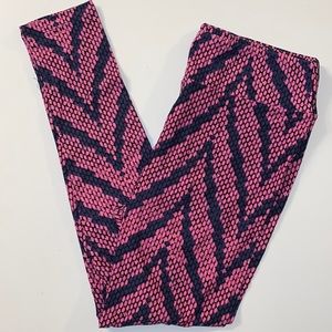 LuLaRoe Leggings. TC. Size 12-18. Pink and Purple. NWT.
